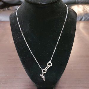 Gun & Handcuffs slide Necklace